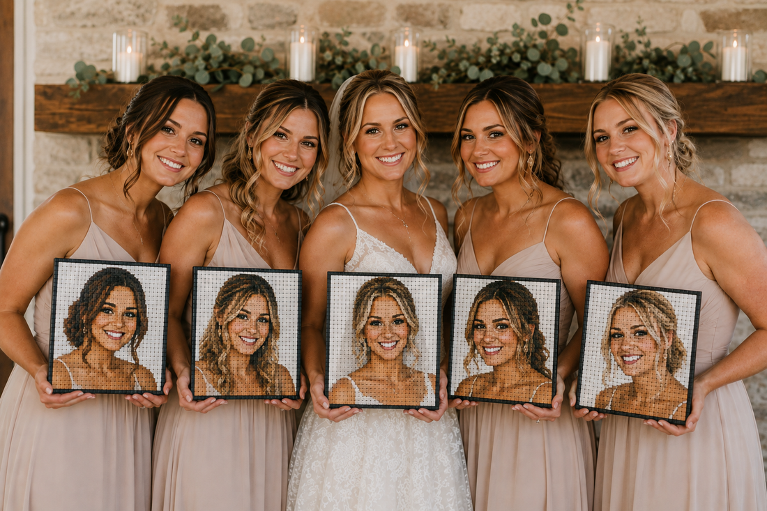 Thank You Memobrick Gift Idea For Parents and Bridemaids