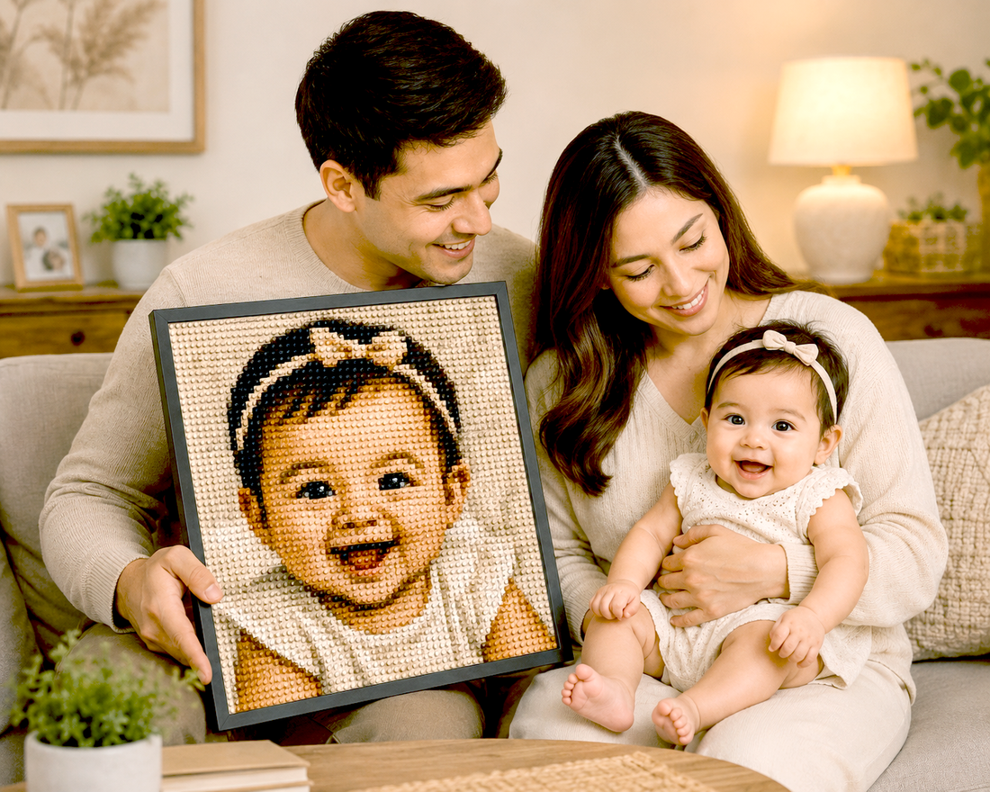 Celebrate Baby's First Year Memobrick Gift Idea