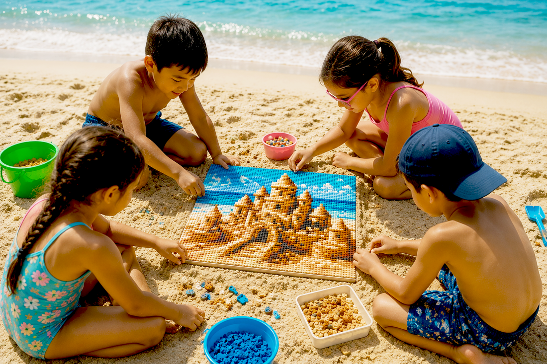 Summer Vacation Souvenir Memobrick Gift Idea