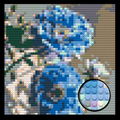Blue-Rose-Flower-Home-Decoration-Bricked-Mosaic-Portrait-16x16