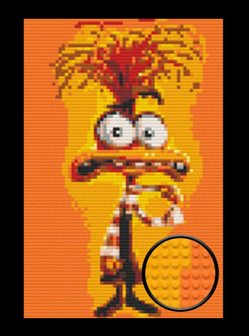 Inside Out Anxiety Bricked Mosaic Home Decor 20x30