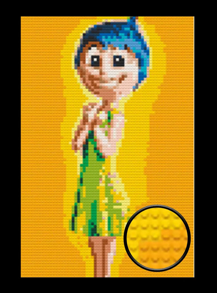 Inside Out Joy Bricked Mosaic Home Decor 20x30
