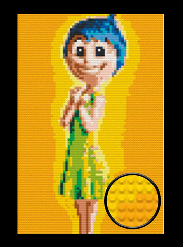 Inside Out Joy Bricked Mosaic Home Decor 20x30