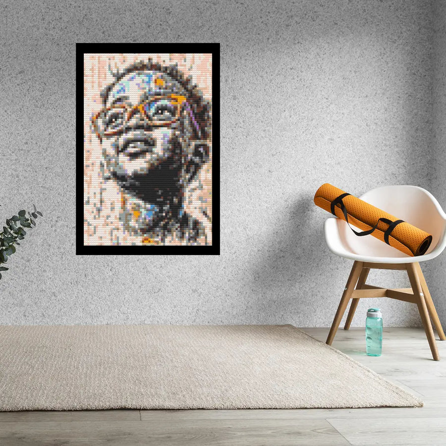 Kid Abstract Bricked Mosaic Home Decor 20x30