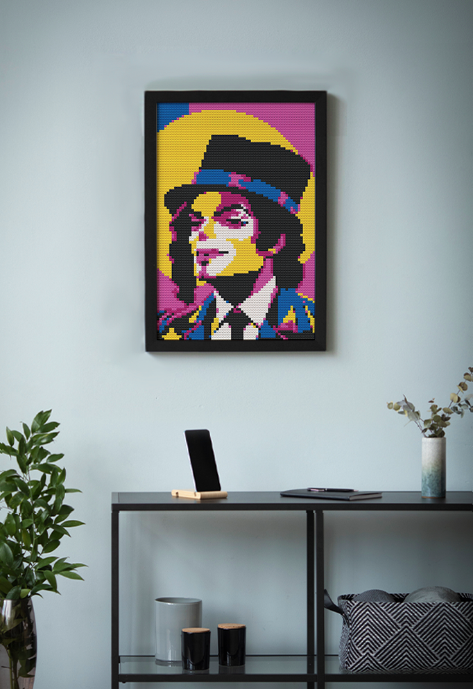 MICHAEL JACKSON MOSAIC PORTRAIT 20X30